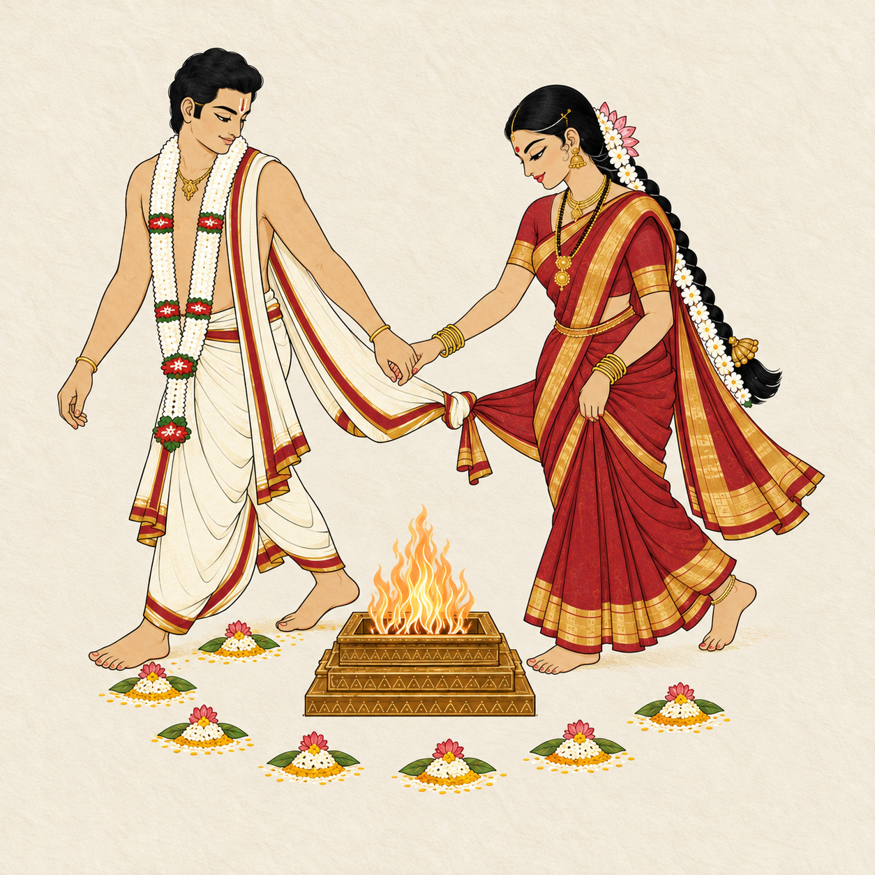 Saptapadi illustration