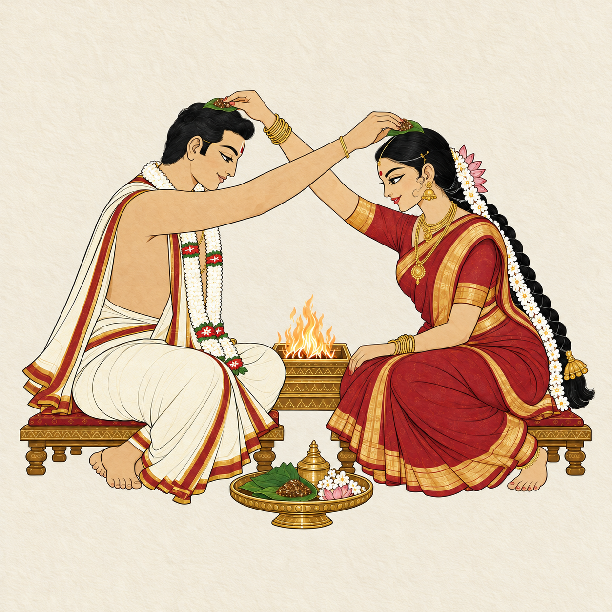 Jeelakarra Bellam illustration