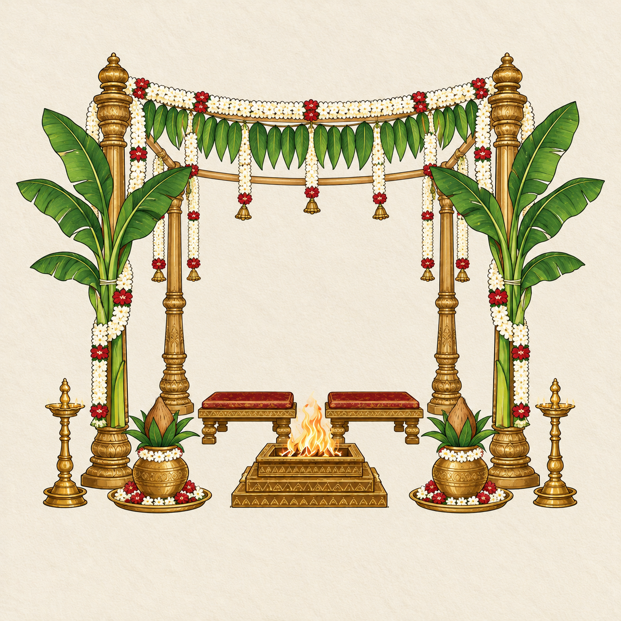 Mandap illustration